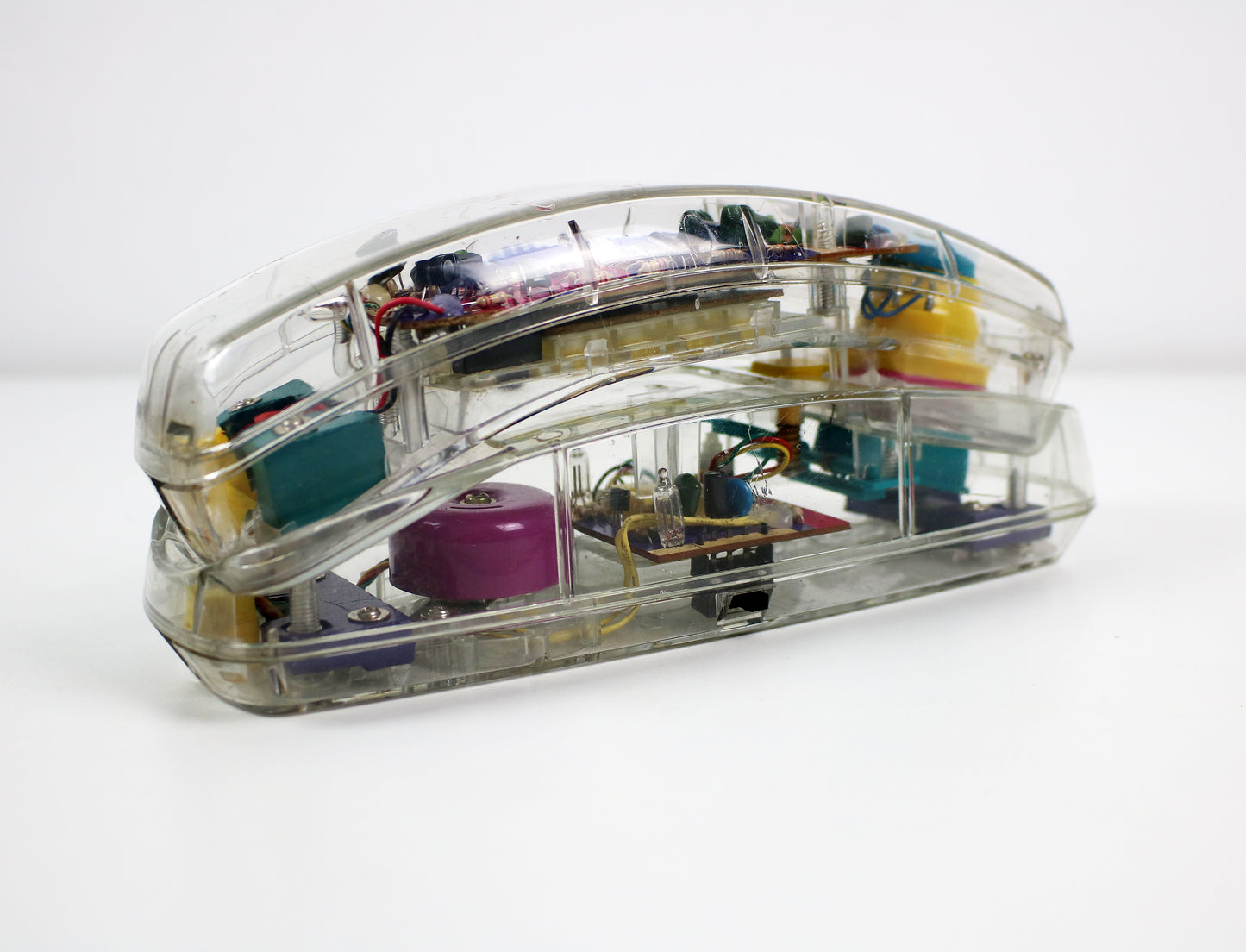 Vintage transparent telephone Spotlight 753 by Mybelle 1980s 1990s