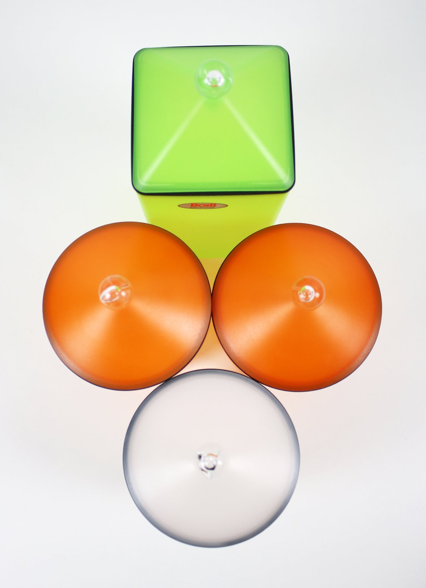 Post modern Danish acrylic containers by Mepal Rosti - sold singly - 4 available