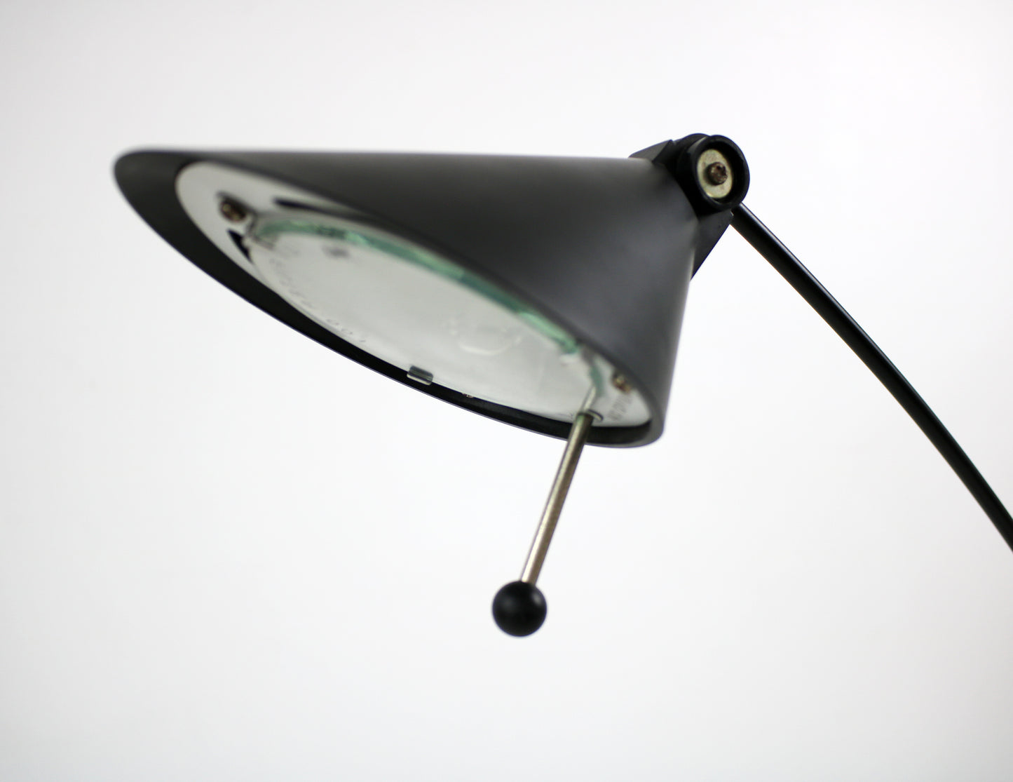 Adjustable desk lamp in black 1997 post modernism Paras by Dar Lighting
