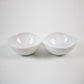 Wovo set of 3 serving bowls - white. Unused early 2000s vintage stock