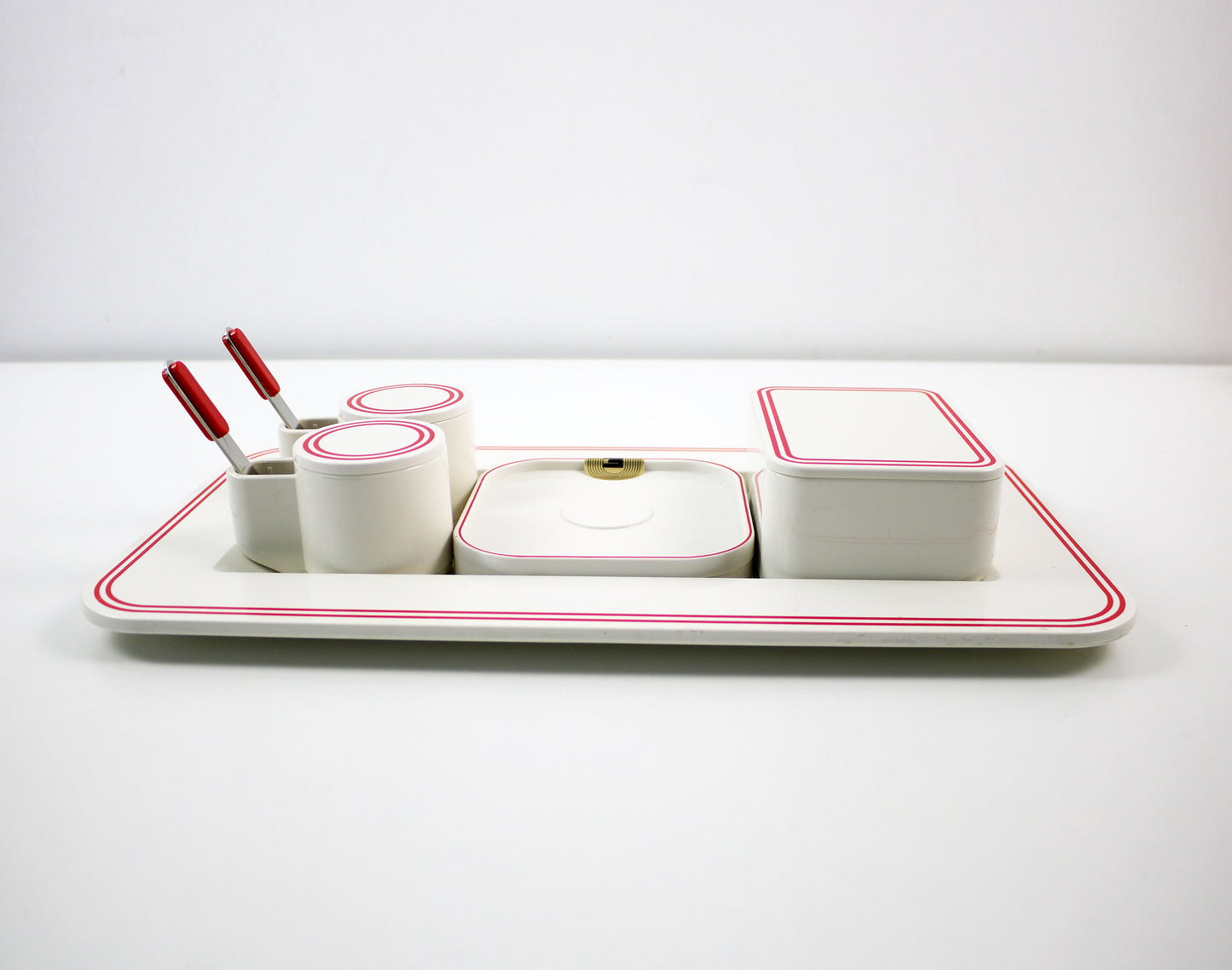 Pino Spagnolo for Biesse 1970s 2 person coffee set - unused vintage stock - 2 available