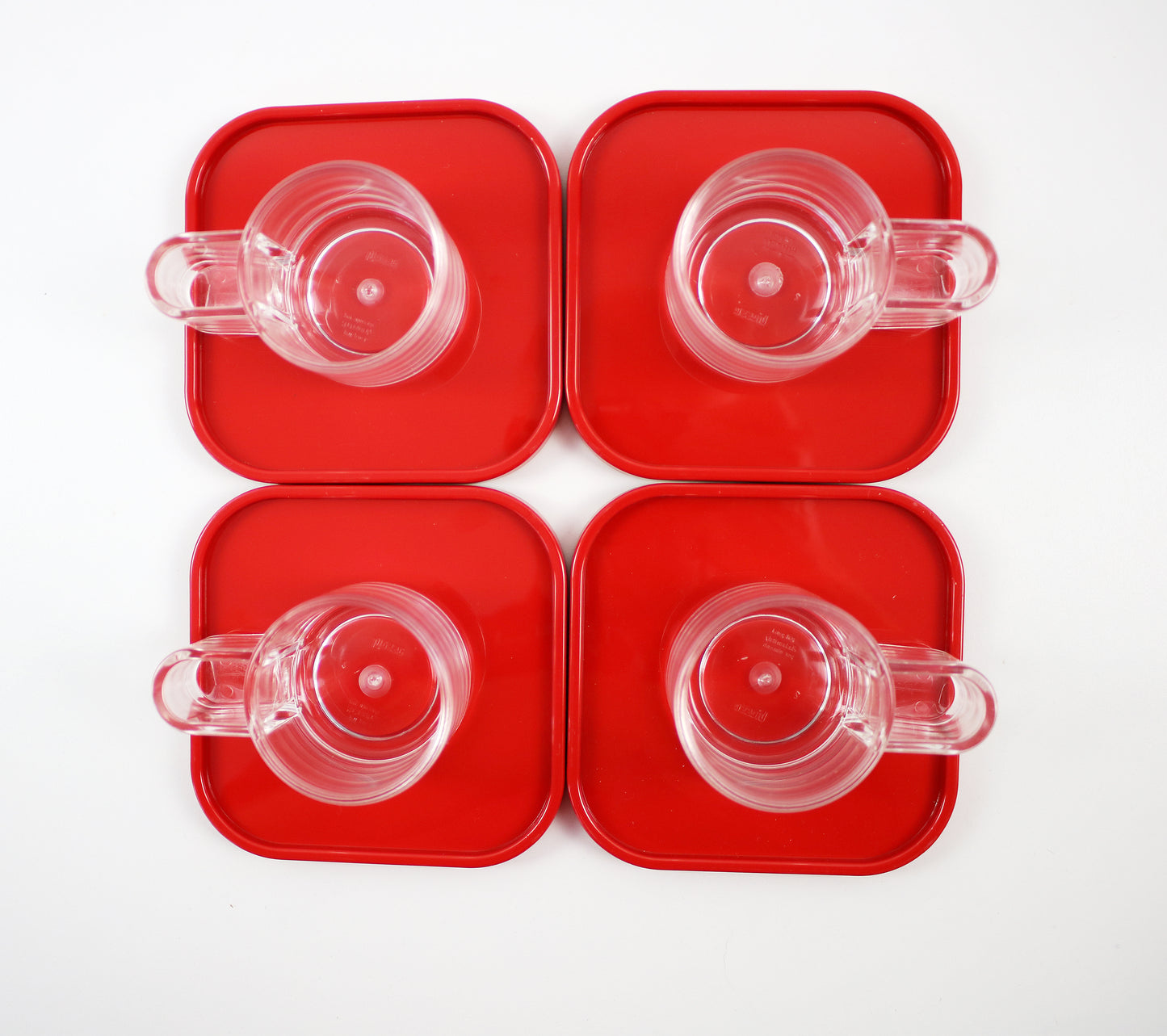 Pino Spagnolo for Biesse 1970s espresso set for four - unused vintage stock