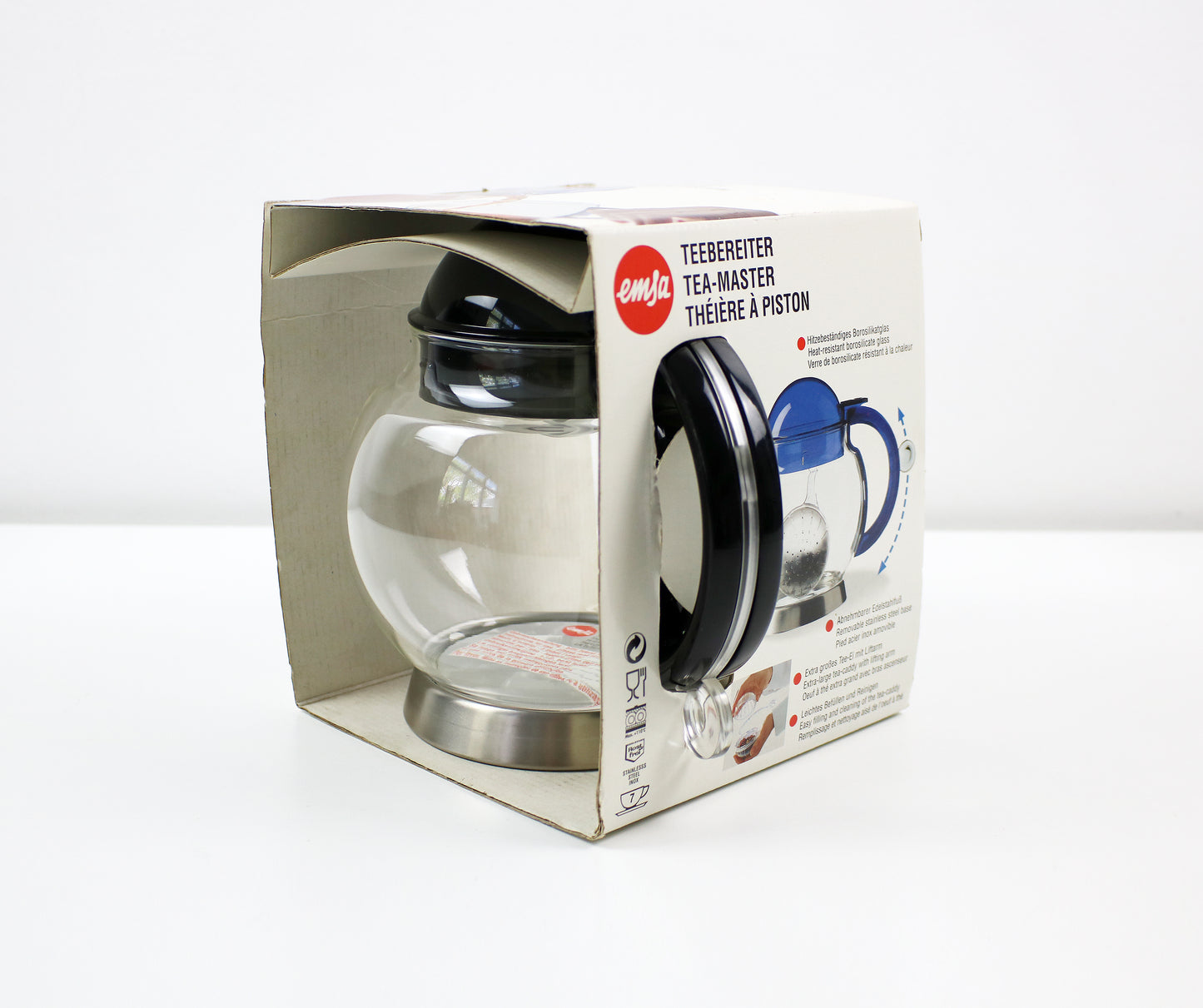 Emsa Tea Master teapot with infuser - 2000 vintage unused