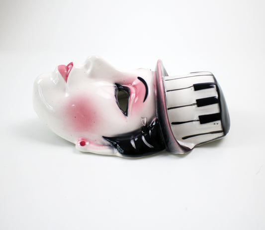 Art deco revival wall mask by Pelzman (Vandor) 1980s vintage