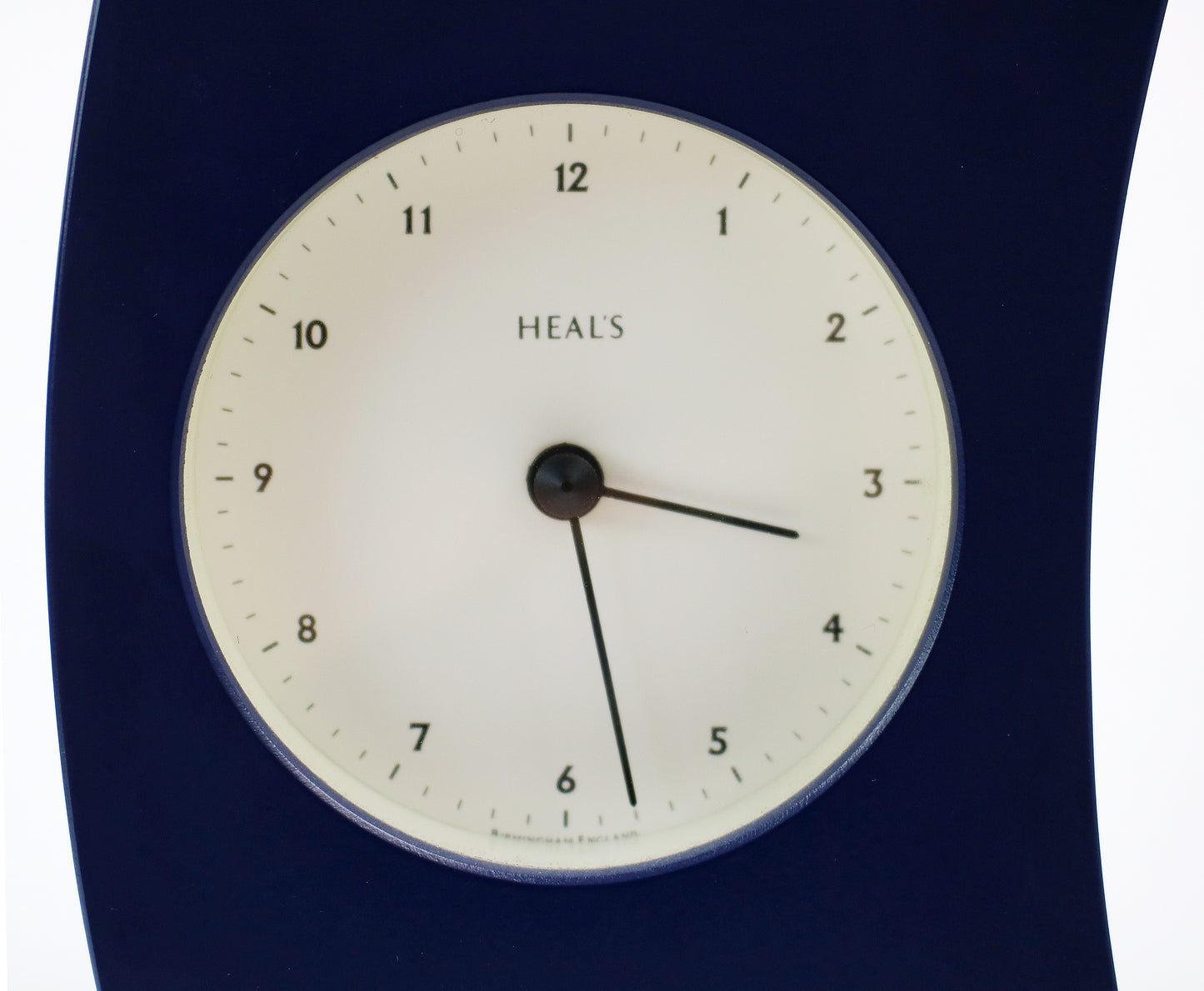 Postmodern mantel clock by Heals - 1990s vintage