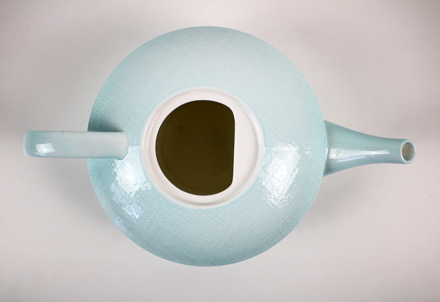 Noir Aqua tea serving set by Villeroy & Boch - retired design early 21st century