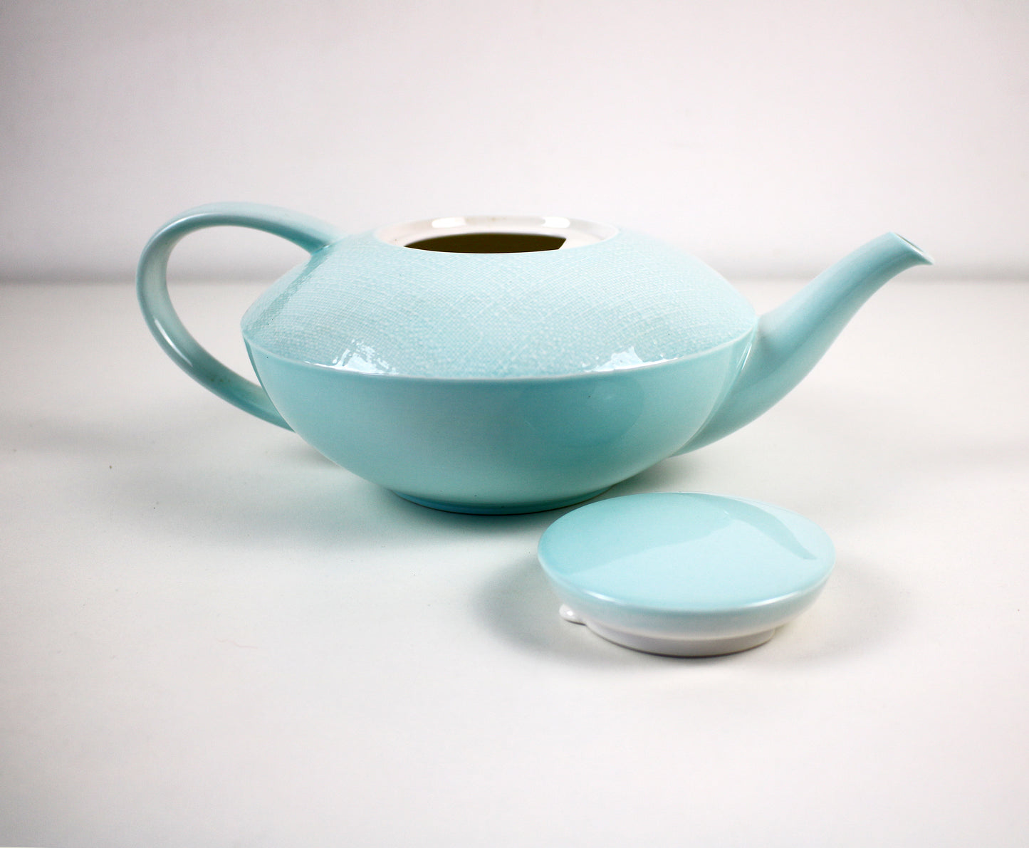 Noir Aqua tea serving set by Villeroy & Boch - retired design early 21st century