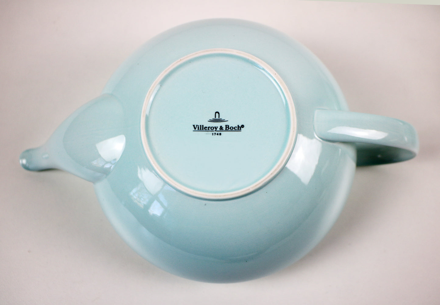 Noir Aqua tea serving set by Villeroy & Boch - retired design early 21st century