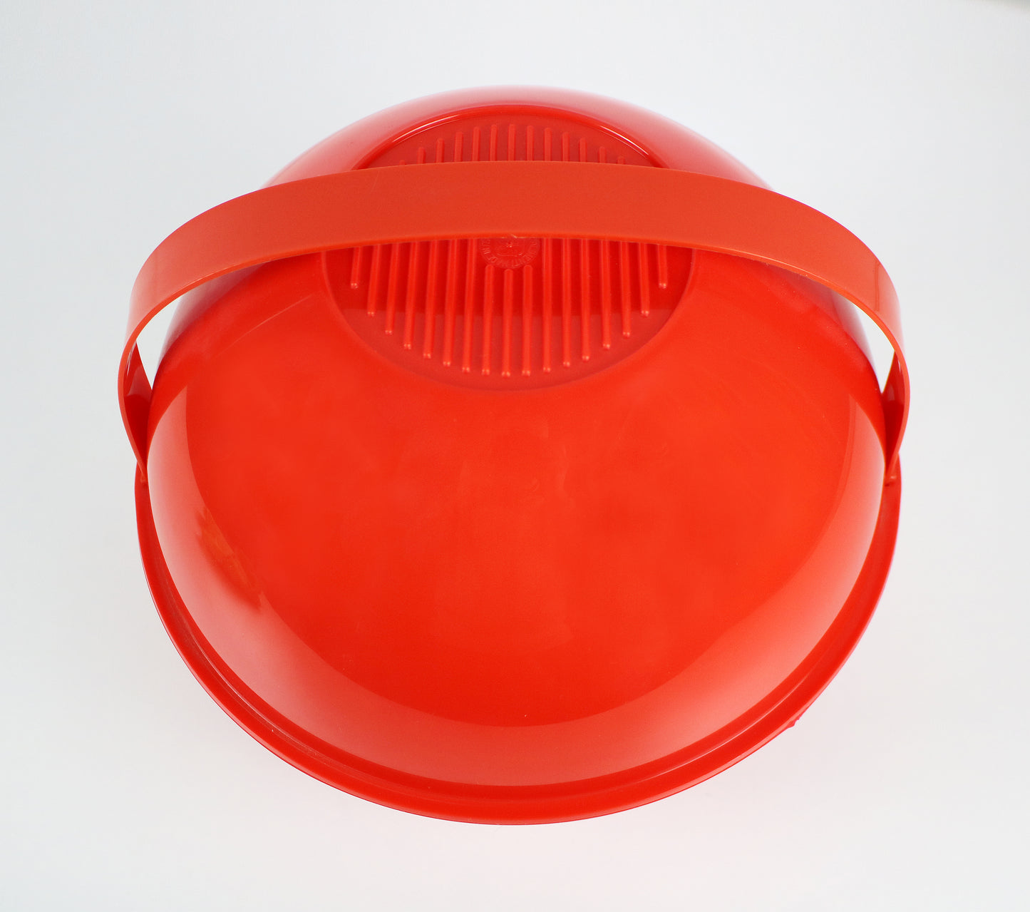 Carlo Vigloni for Guzzini - 1970s orange Pic Boll afternoon tea picnic set - unused vintage stock - rare version