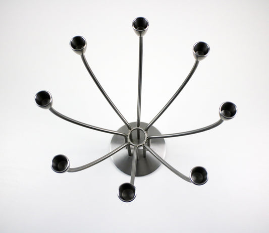 Knut and Marianne Hagberg for Ikea - Stockholm steel candelabra Stockholm