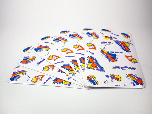 1980s large individual place mat by Fratelli Guzzini