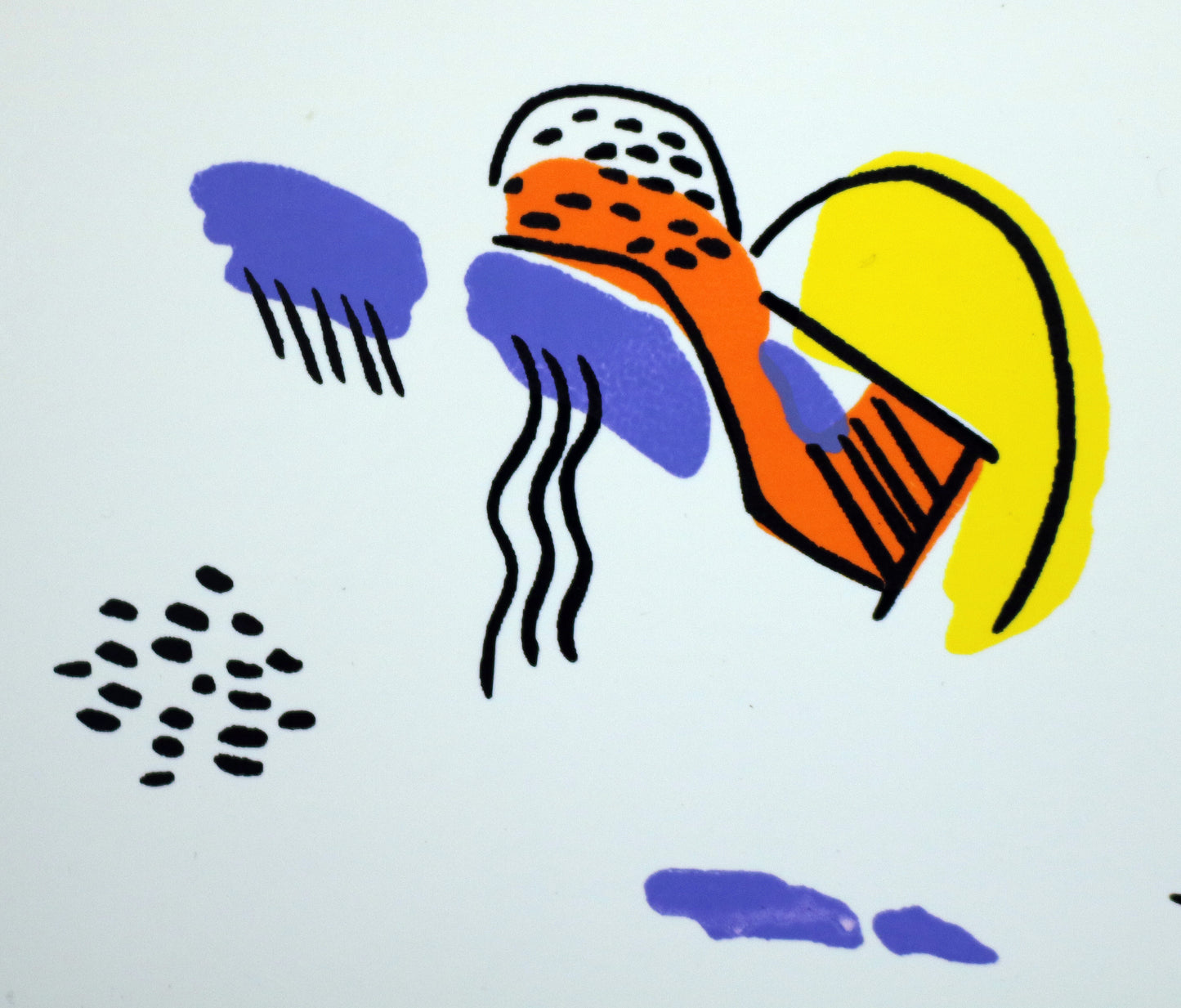 1980s large individual place mat by Fratelli Guzzini