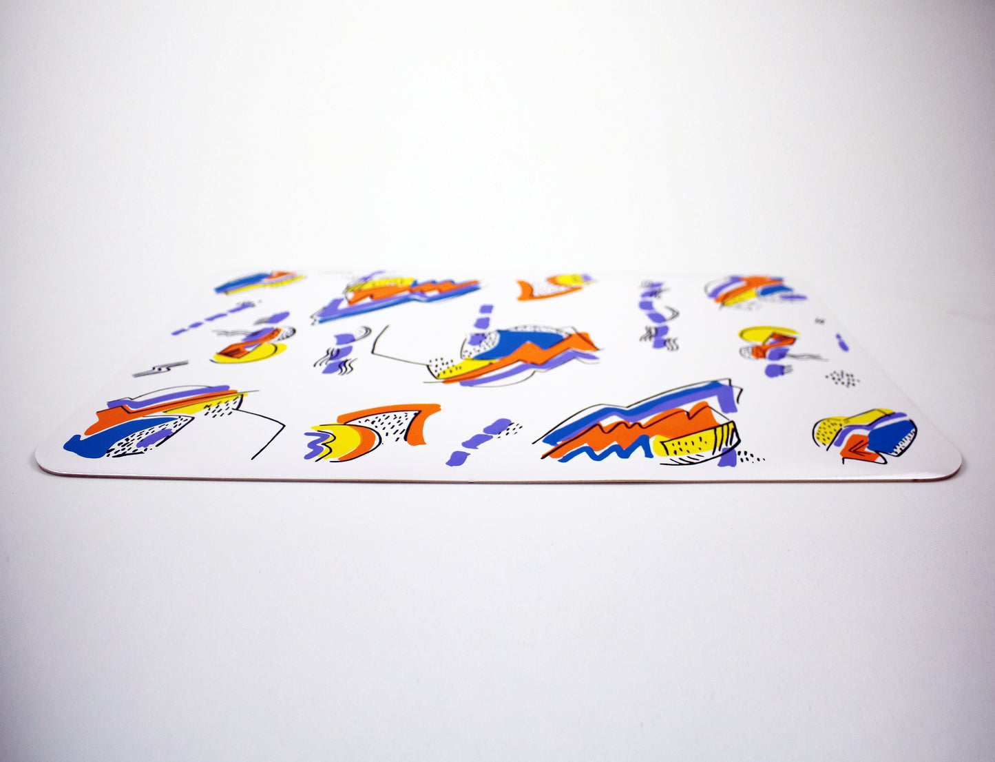 1980s large individual place mat by Fratelli Guzzini