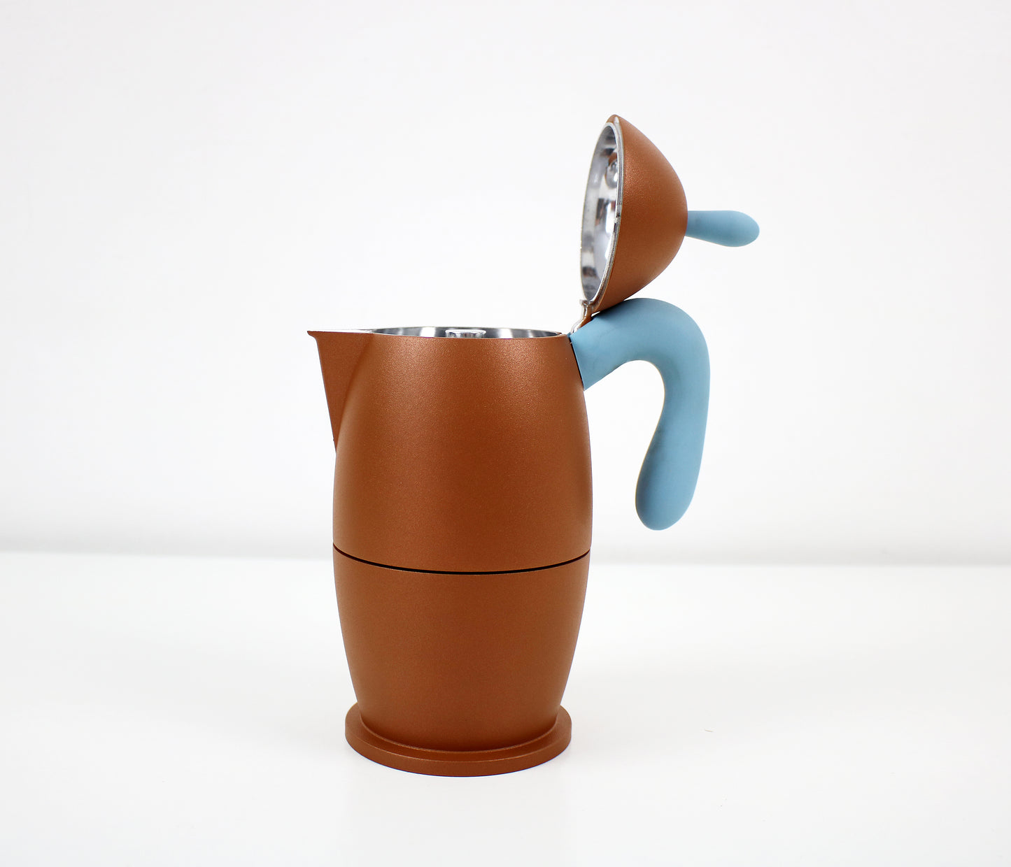 Guzzini zaza moka stovetop aluminium espresso coffee maker percolator