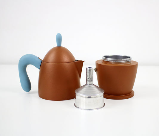 Guzzini zaza moka stovetop aluminium espresso coffee maker percolator