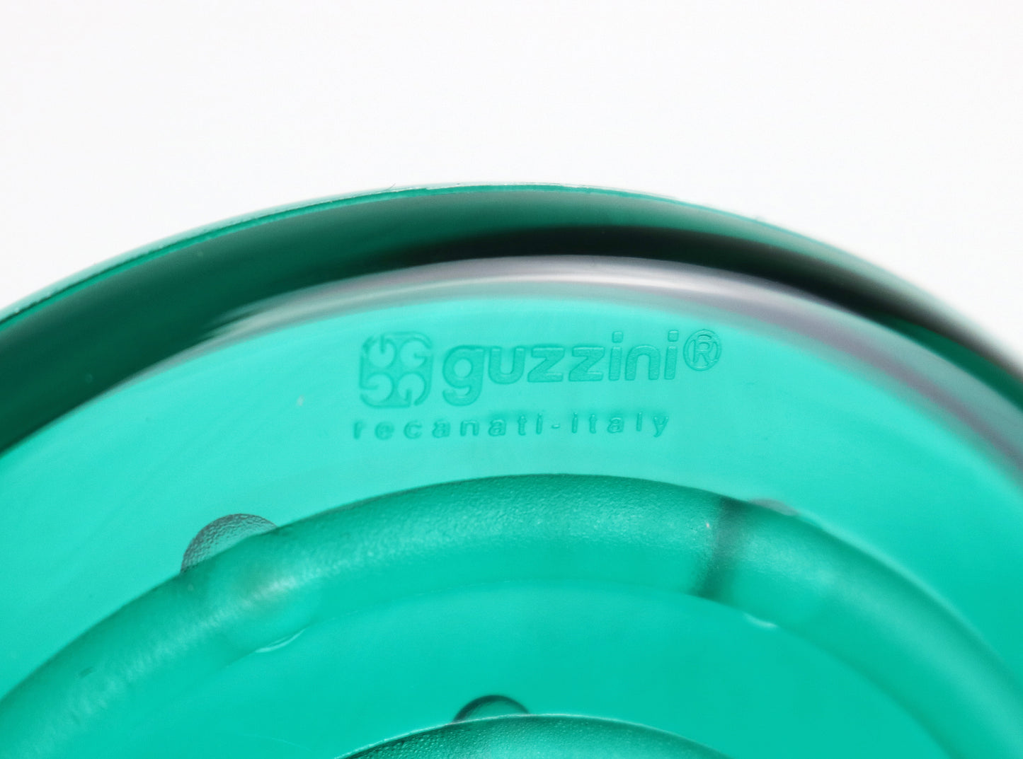 Transparent green acrylic drinks coaster set by Guzzini Italy - 1990s - 8 pieces