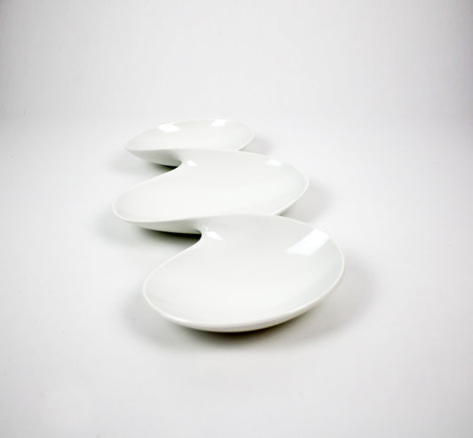 Scott Henderson 2001 Wovo Twist Bowl - white. Unused vintage stock