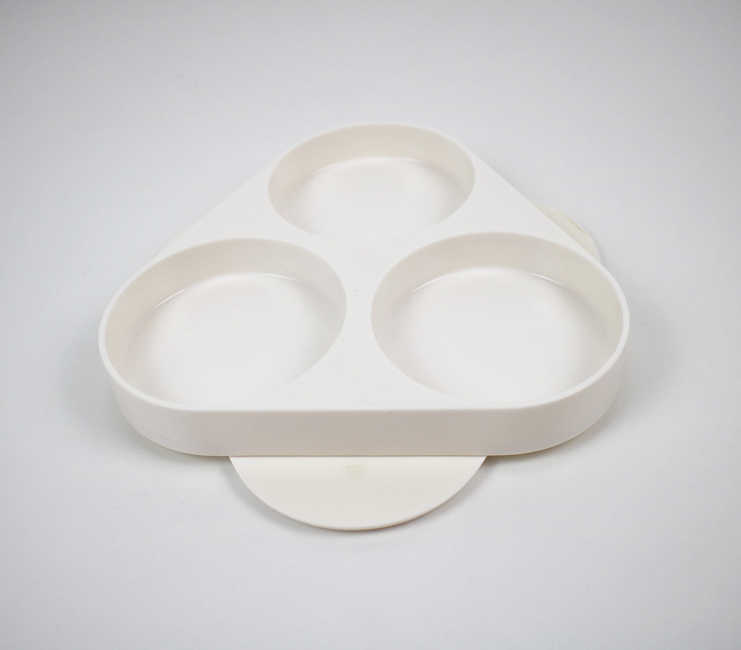 Joseph Joseph glass and plastic container set on swivel base - preloved and retired