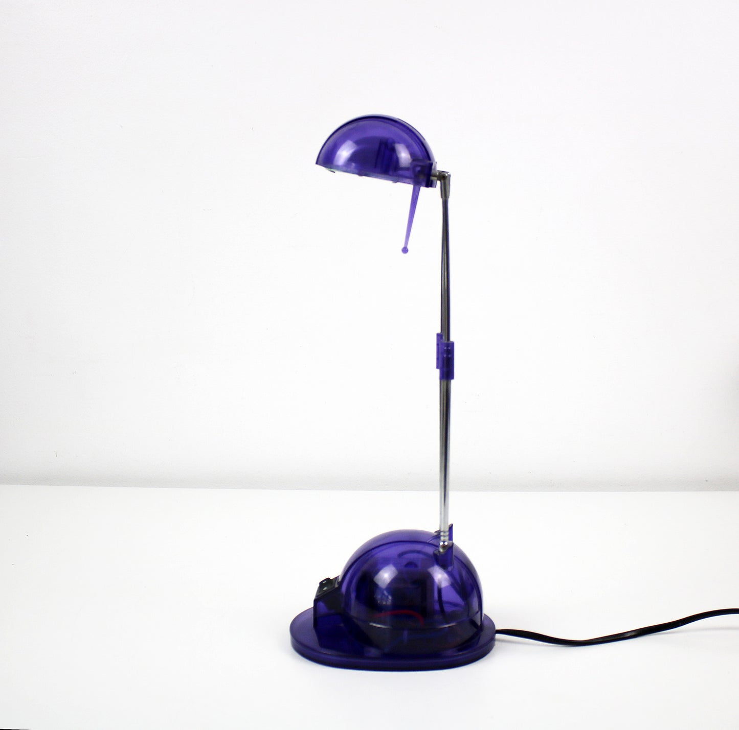 Transparent plastic desk light 1990s / Y2K - Pink or Purple