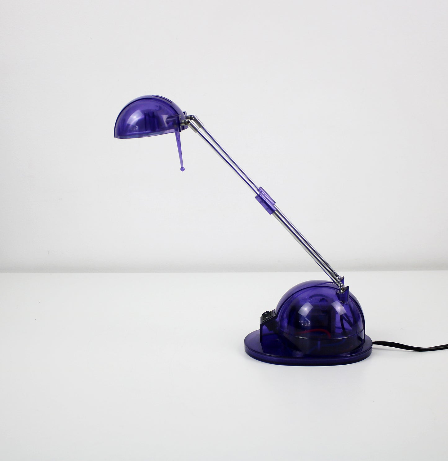Transparent plastic desk light 1990s / Y2K - Pink or Purple