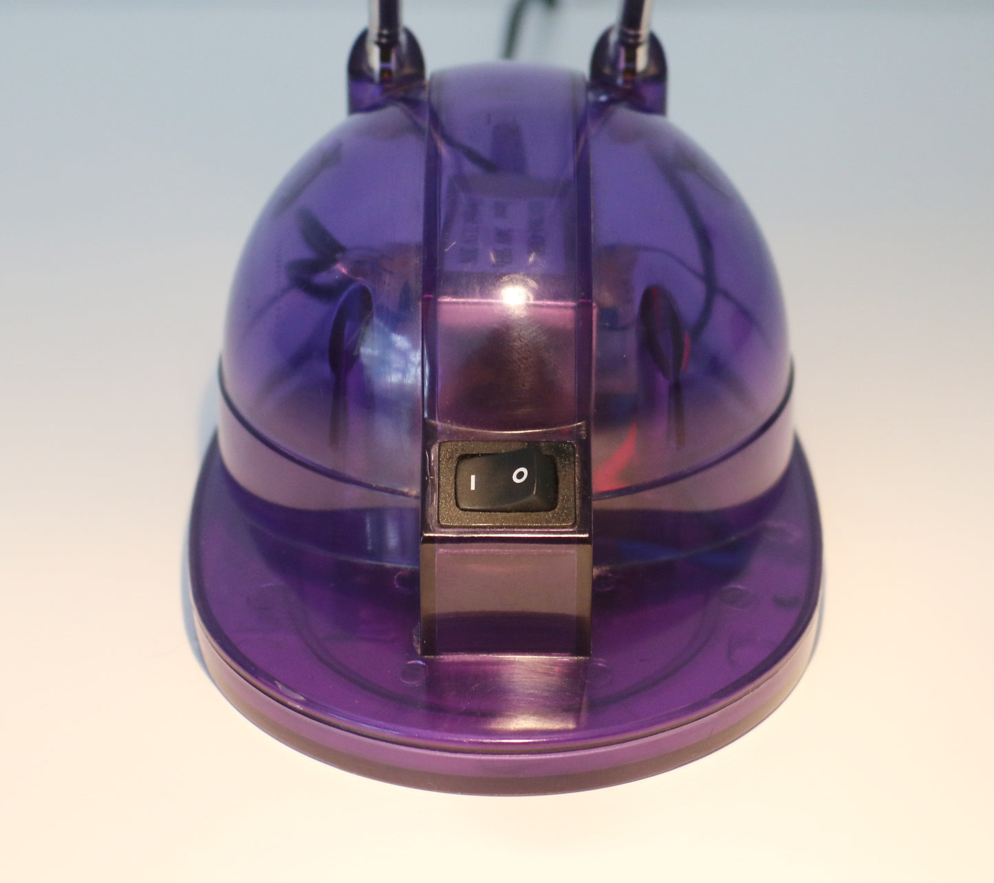 Transparent plastic desk light 1990s / Y2K - Pink or Purple