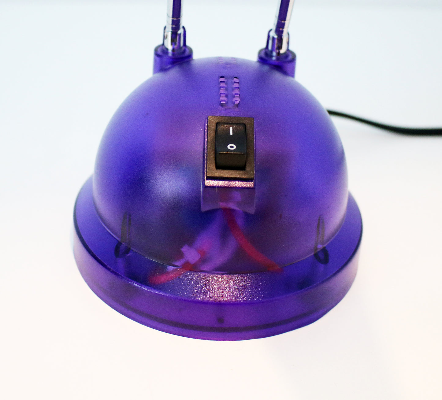Frosted plastic desk light 1990s / Y2K - Purple or Blue