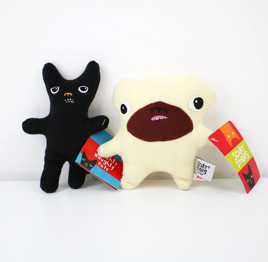 Scary Stories retired plush - rare unused stock 2000 and 2006