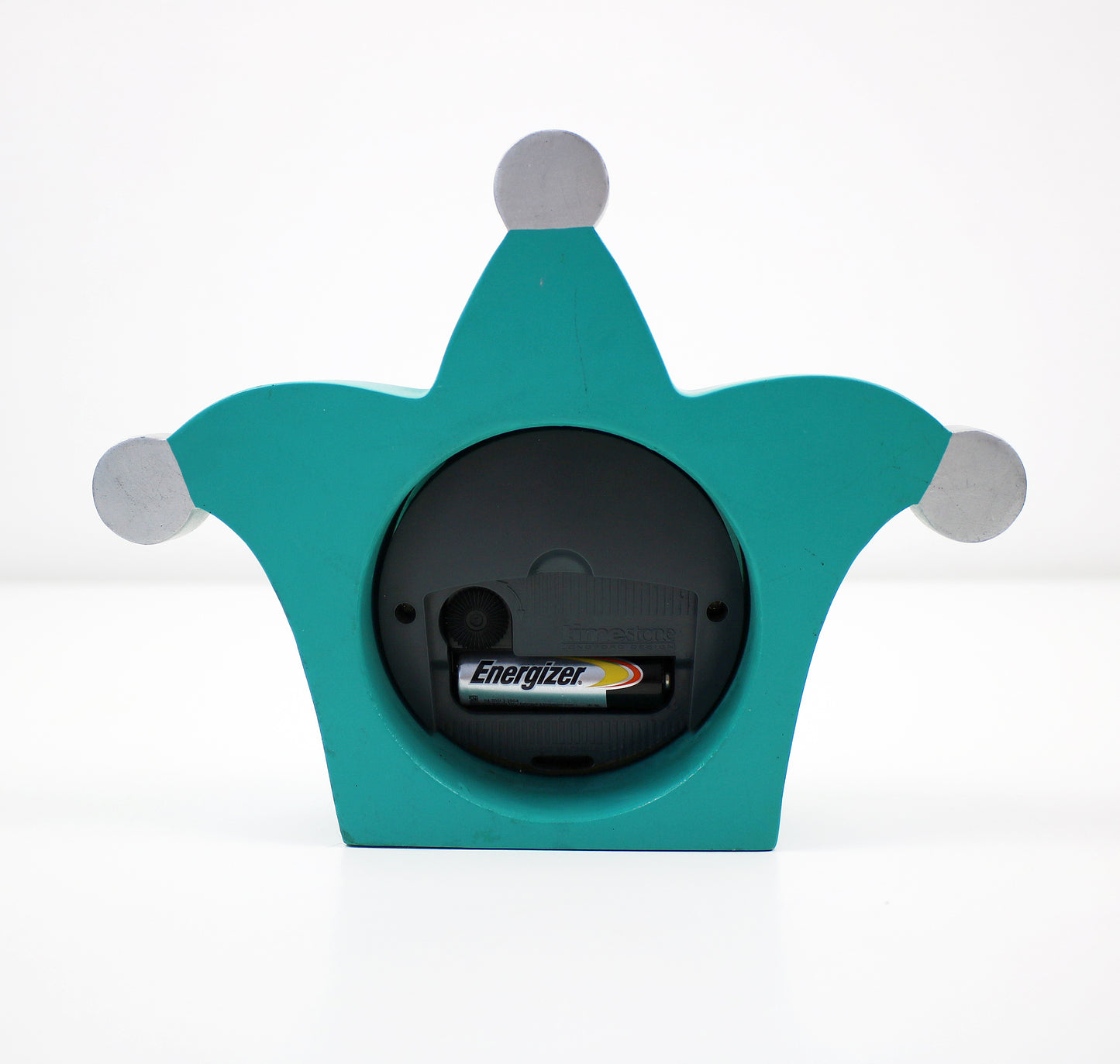 1980s Memphis post modern jester clock by Timestone Longford Design