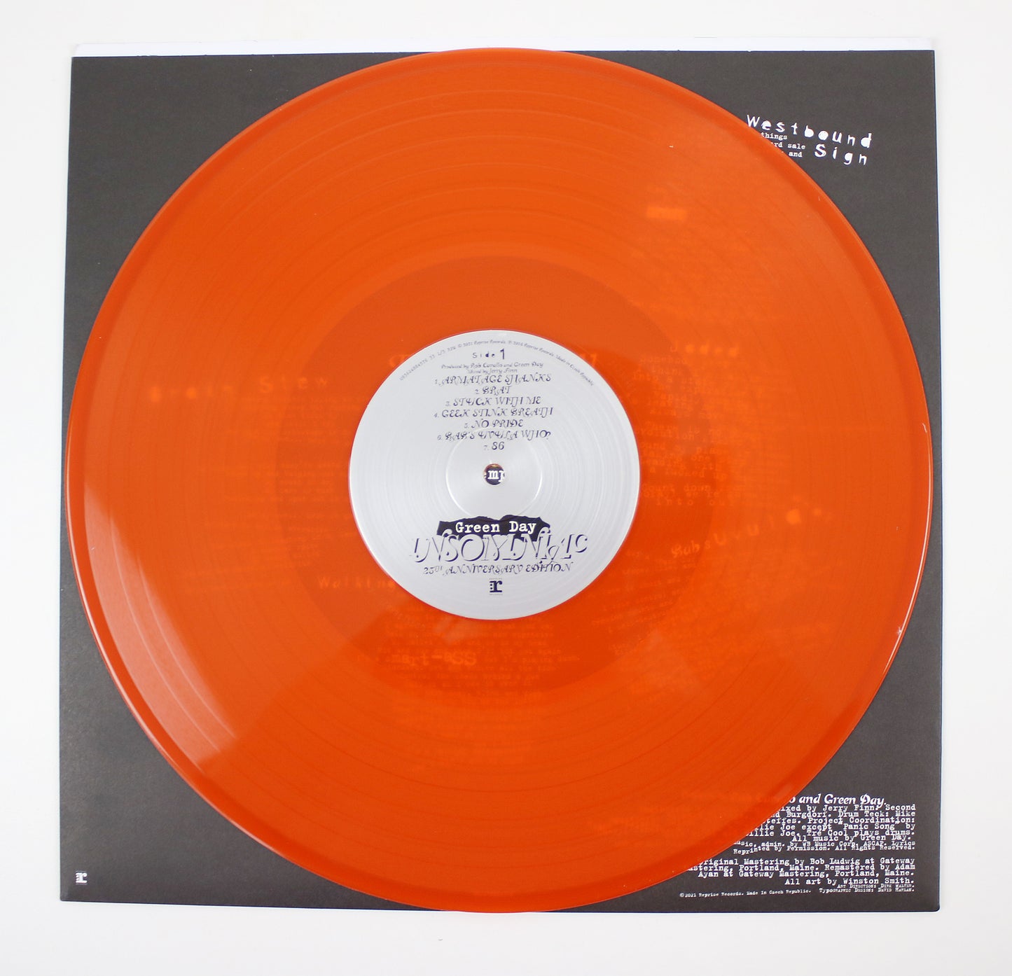 Sealed / unopened Green Day Insomniac Remastered 25th Anniversary coloured vinyl 2LP