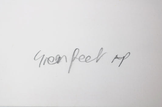 Dachshund Artist's Proof screen print - Green Feet by Charlotte Gerrard