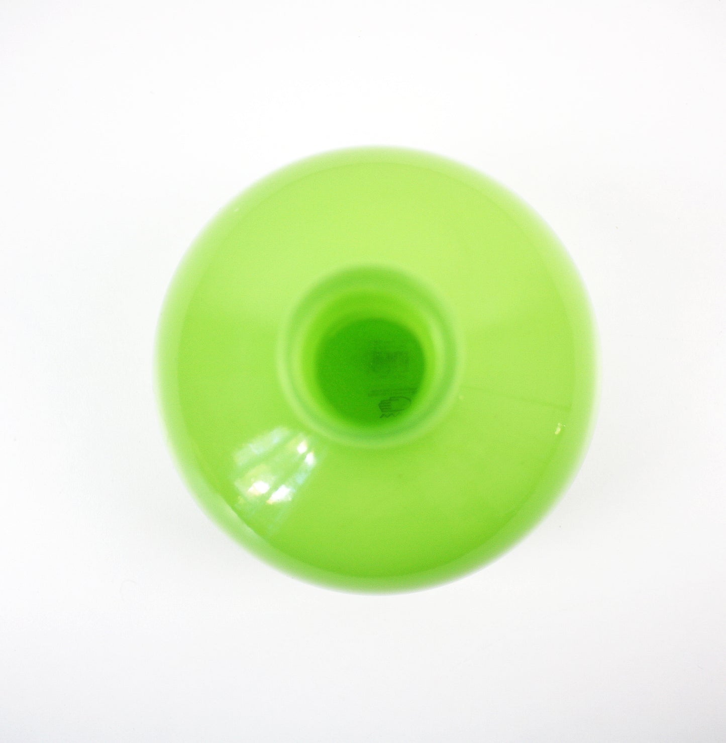 Decorative glass decanter with stopper