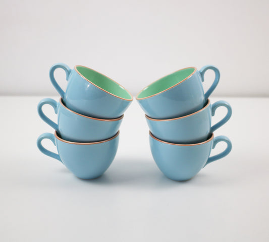 Post modern Italian ceramic tea service by Pagnossin