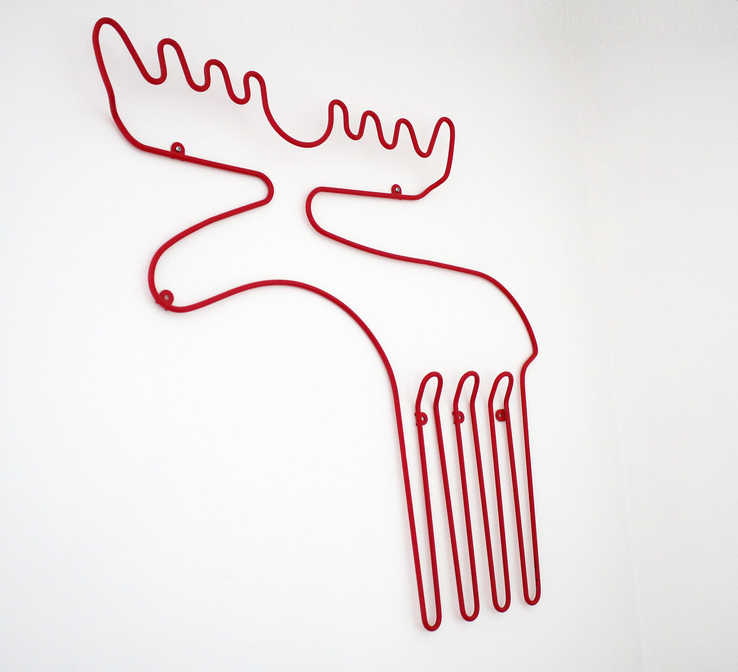 Sprallig by IKEA limited edition wall art coat hooks - retired - elk moose