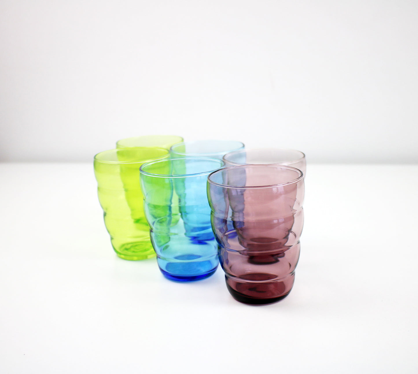 Retired and preloved Skoja beehive glasses by IKEA 2012 - sold in pairs