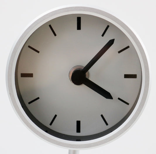 Rorlig clock by  IKEA 2000 in silver