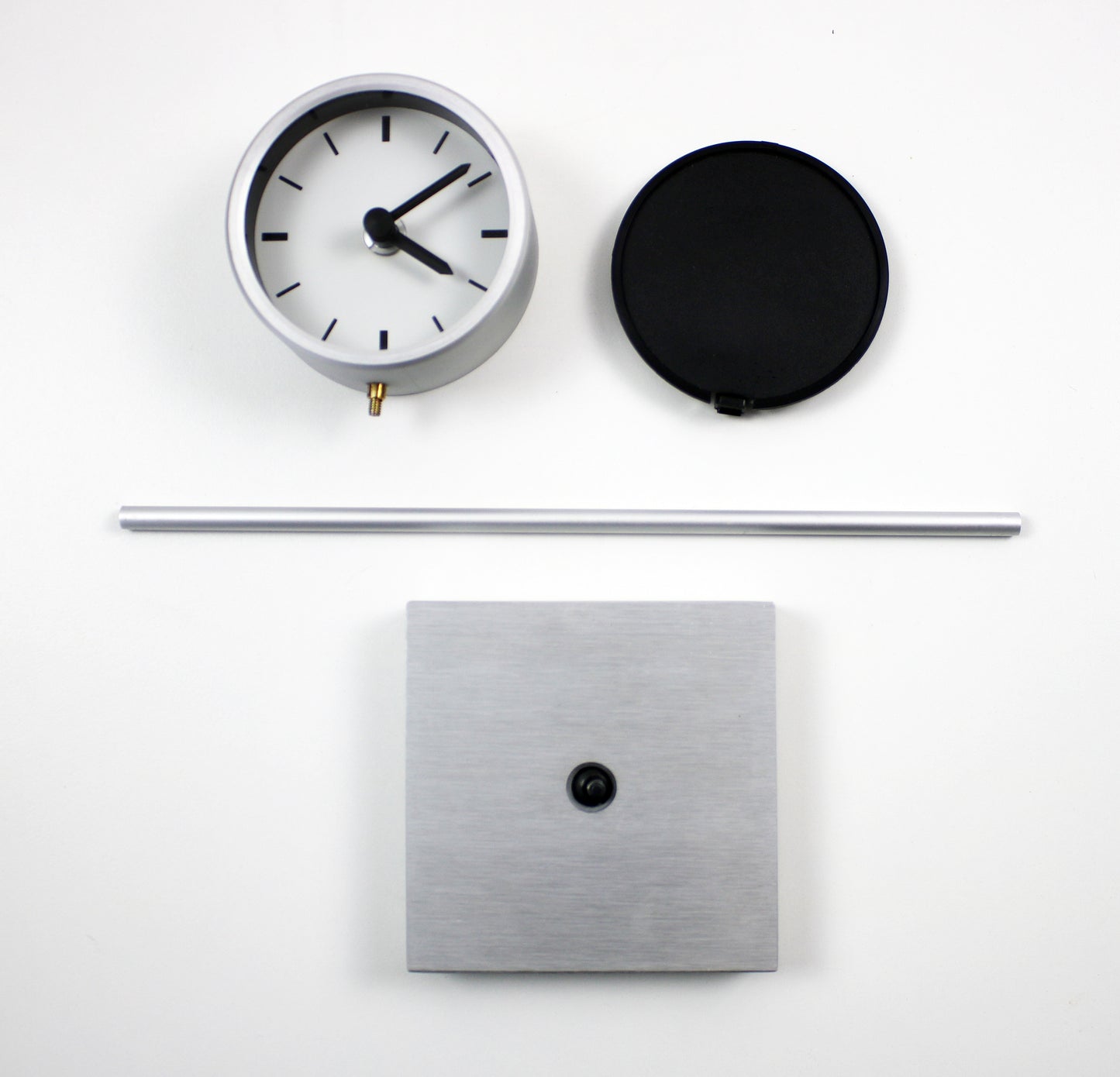 Rorlig clock by IKEA 2000 in silver