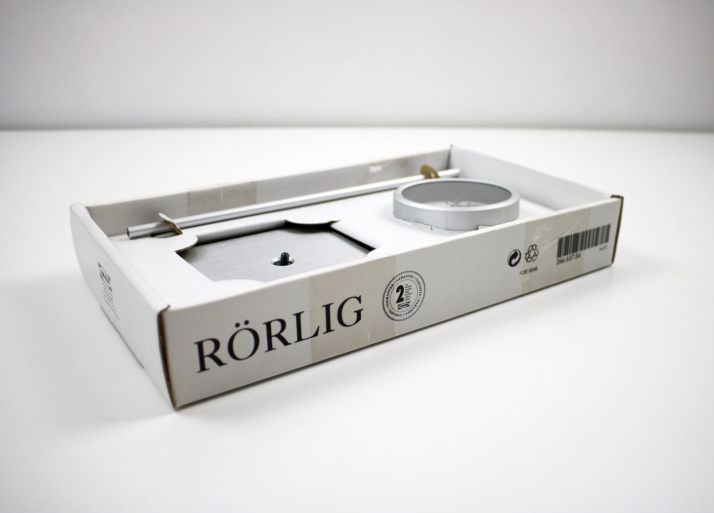 Rorlig clock by IKEA 2000 in silver