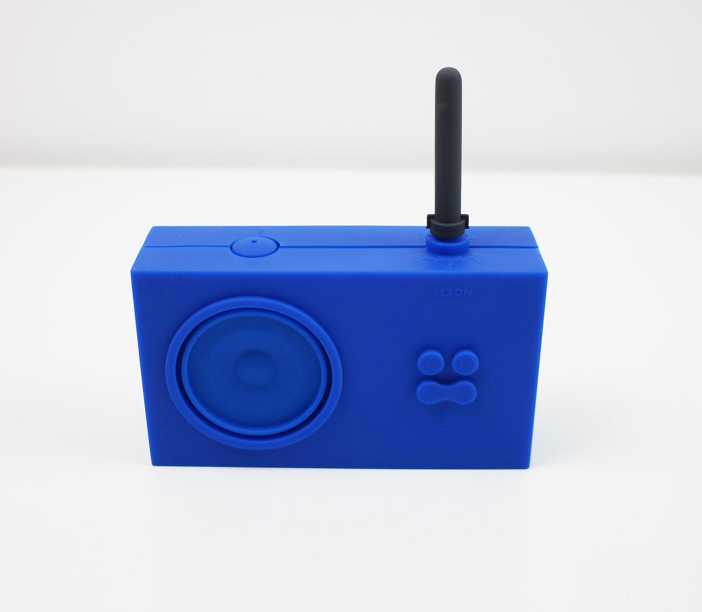 Original 1997 Tykho LA42 rubber radio by Marc Berthier for Lexon Design