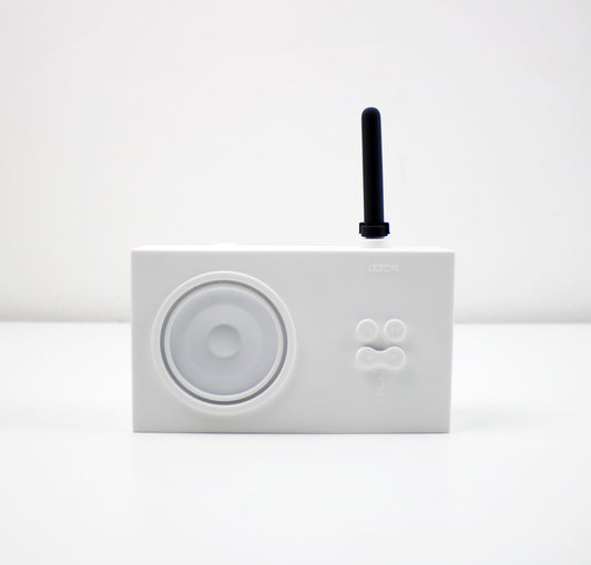 Original 1997 Tykho LA42 rubber radio by Marc Berthier for Lexon Design