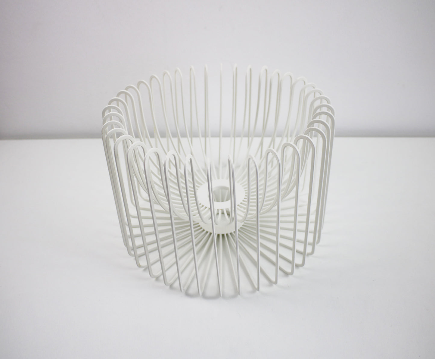 Retired Tradig white wire fruit bowl by Ehlen Johansson for IKEA PS range