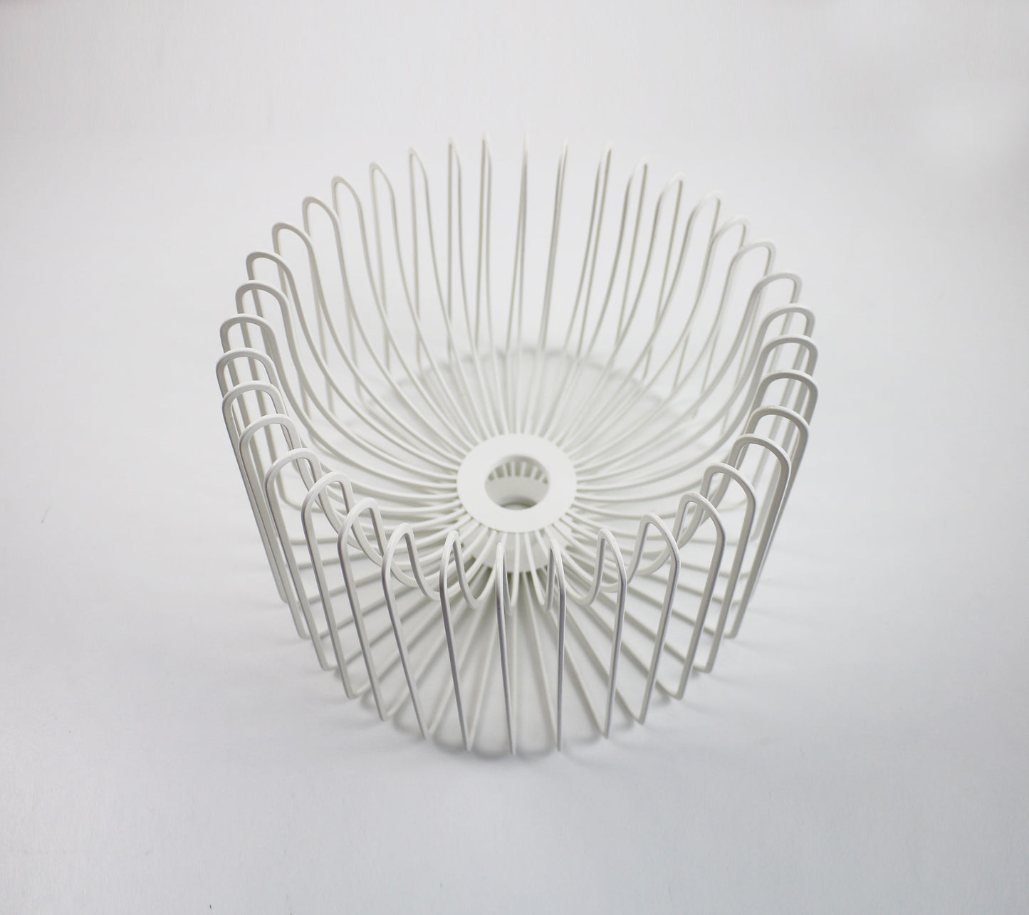 Retired Tradig white wire fruit bowl by Ehlen Johansson for IKEA PS range