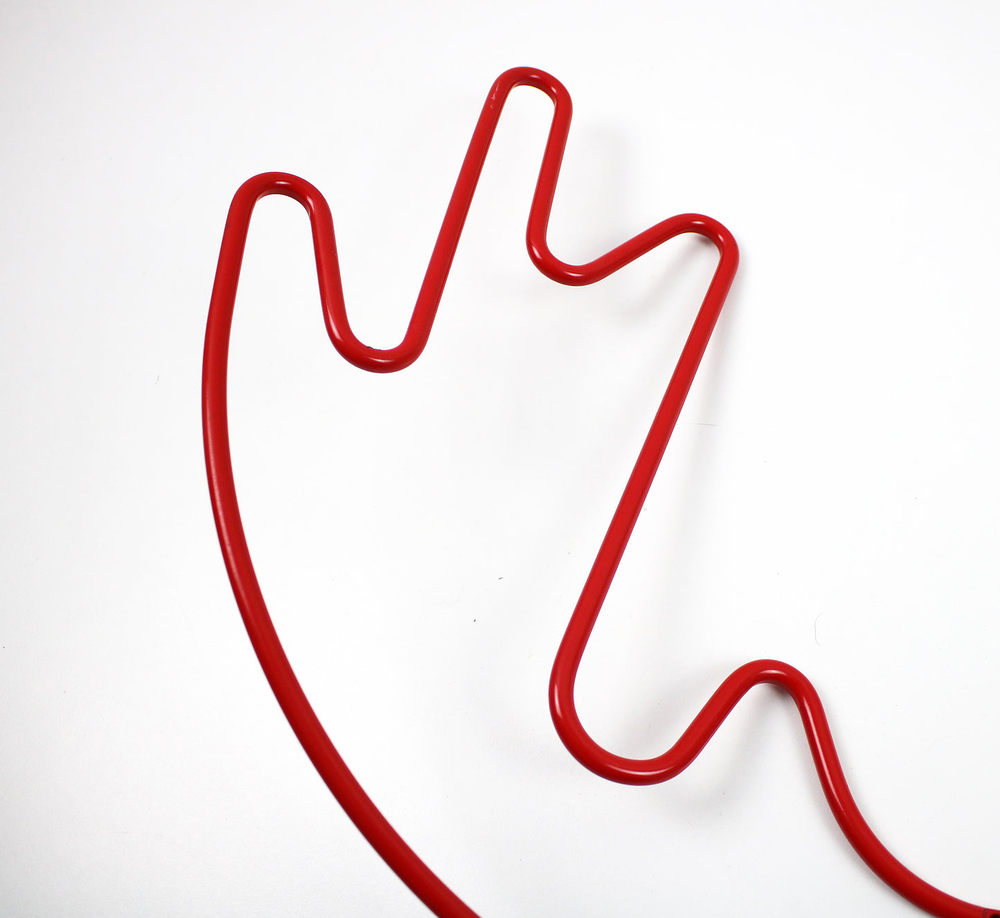 Alexander Taylor wire Antlers coat rack in red - preloved and rare