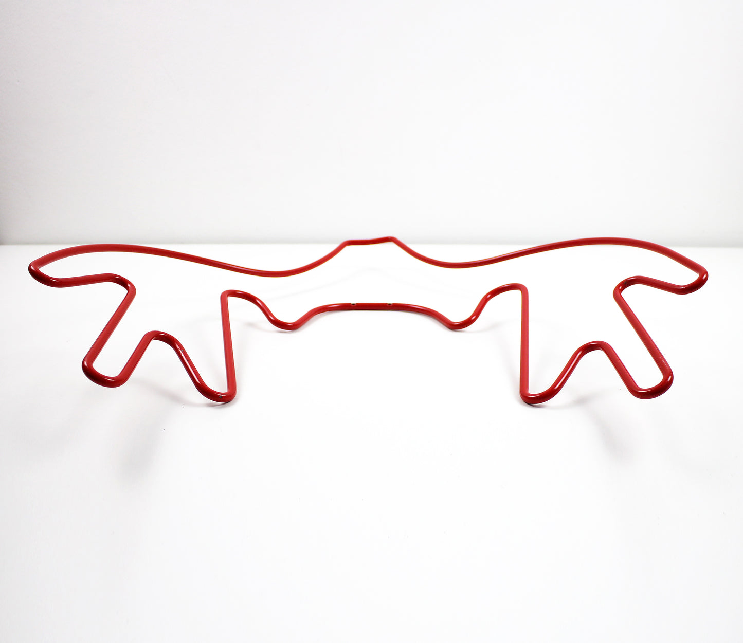 Alexander Taylor wire Antlers coat rack in red - preloved and rare