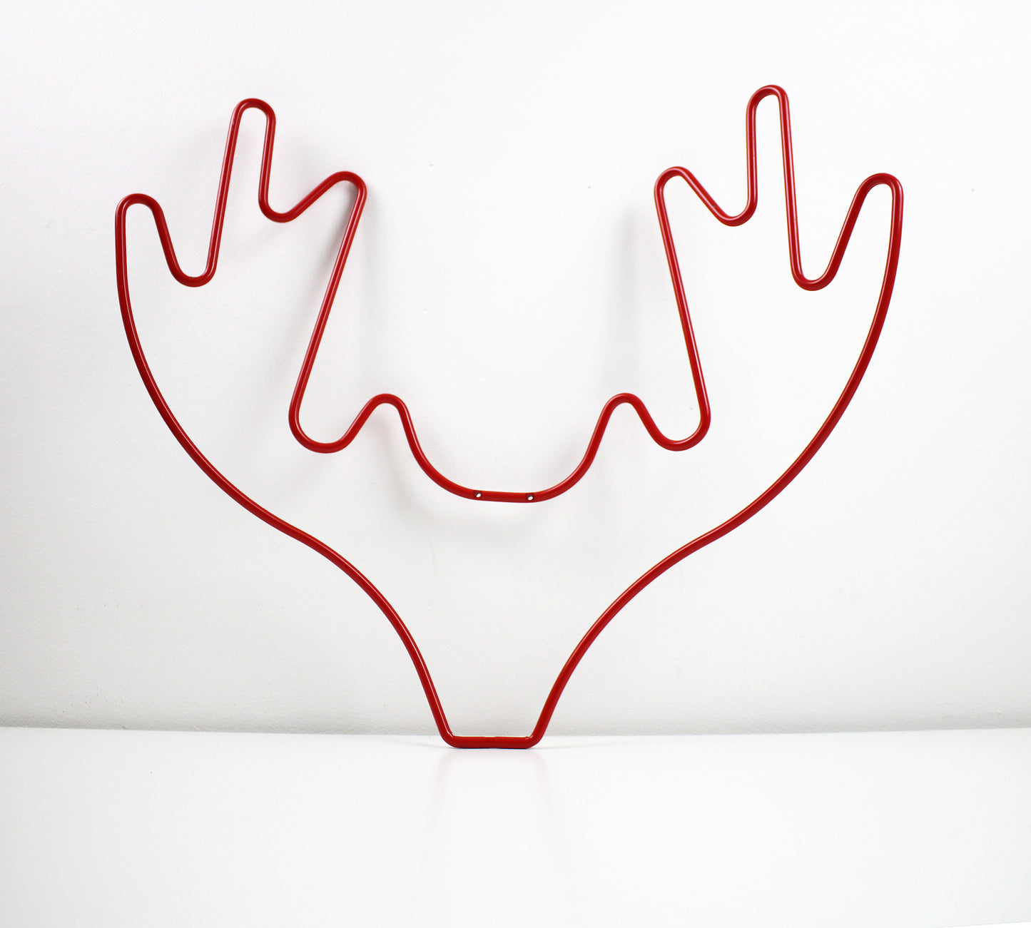 Alexander Taylor wire Antlers coat rack in red - preloved and rare