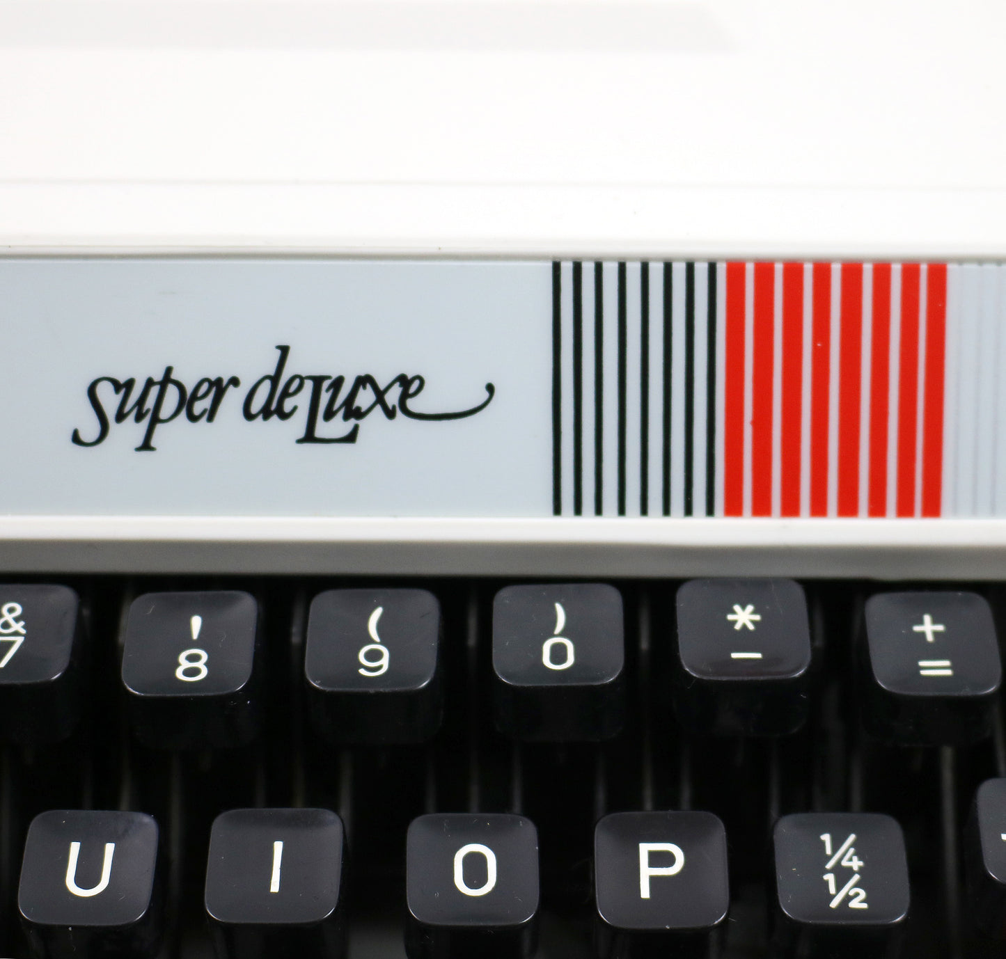 Preloved Rover portable typewriter - white - early 21st Century