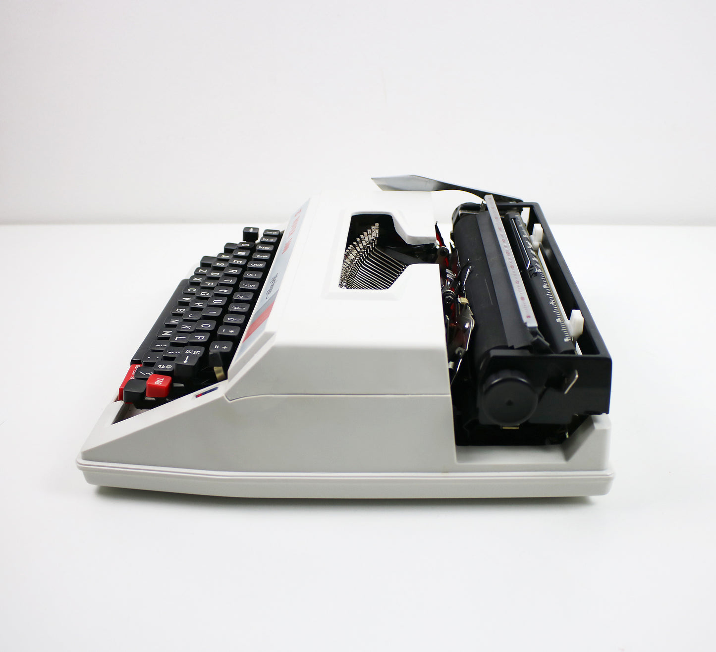Preloved Rover portable typewriter - white - early 21st Century