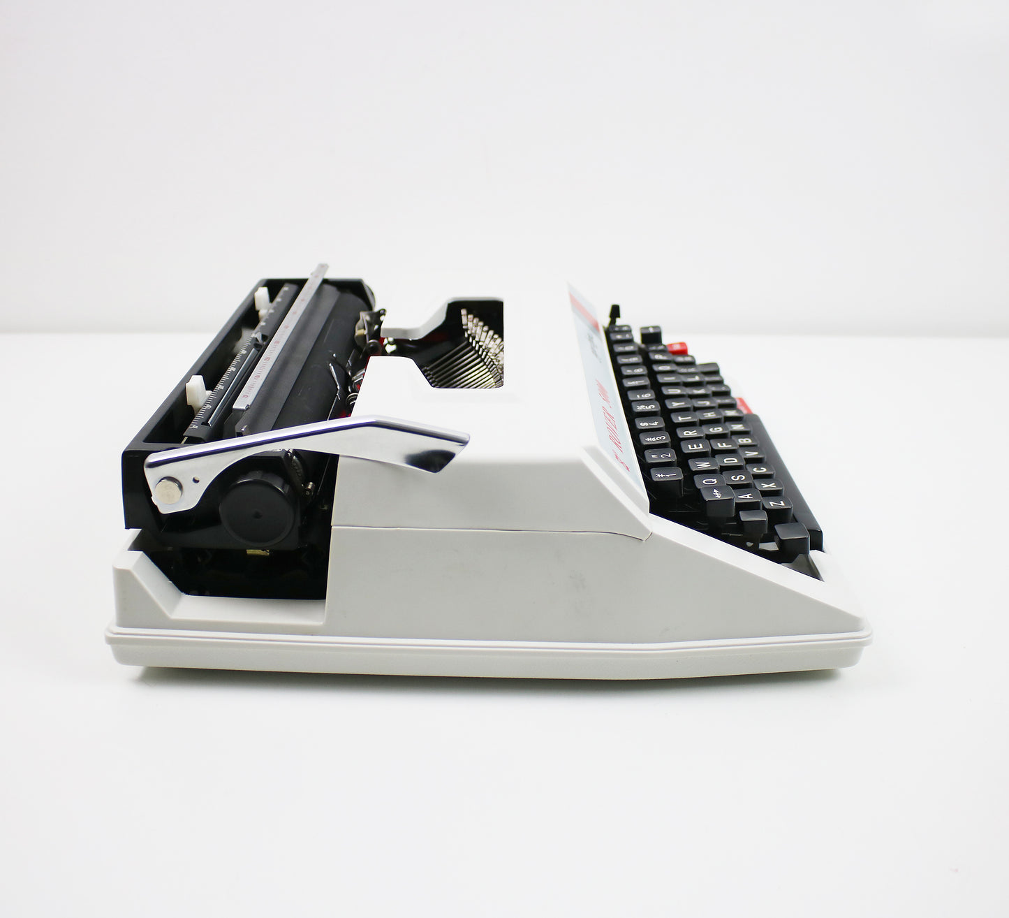 Preloved Rover portable typewriter - white - early 21st Century