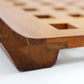 Jens Quistgaard Dansk Designs lattice teak and glass dish serving tray Signed JHQ