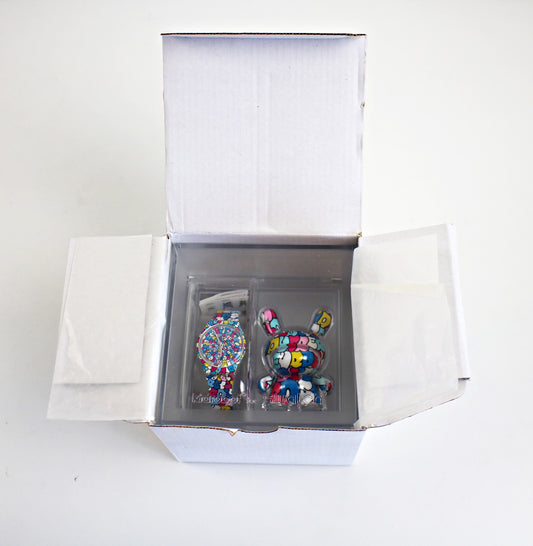 KIDROBOT for Swatch Watch and 3" Dunny set Love Song by Tilt - RETIRED UNUSED BOXED