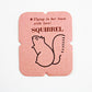 Mid century stylised wooden squirrel by Senshukai Japan boxed